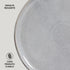 Porto Brasil Bio Plate Stoneware Dust ( Case of 12)