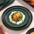 Porto Brasil Bio Plate Stoneware Oceano ( Case of 12)