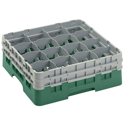 Cambro Camrack 16 Compartment Glass Rack with 6 1/8 Inch Compartments ( Case of 4 )