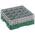 Cambro Camrack 16 Compartment Glass Rack with 6 1/8 Inch Compartments ( Case of 4 )