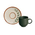 Porto Brasil Coup Coffee Cup With Saucer Stoneware Magari ( Case of 12)