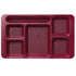 Cambro 9 x 15 Co Polymer 2 x 2 Six Compartment School Cafeteria Tray ( Case of 24 )