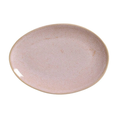 Porto Brasil Oval Plates Stoneware Litchi ( Case of 12)