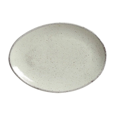 Porto Brasil Oval Plates Stoneware Pistache ( Case of 12)