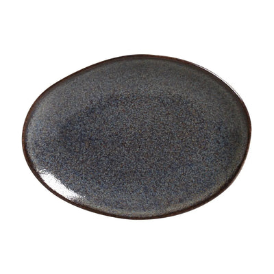 Porto Brasil Oval Plates Stoneware Titanium ( Case of 12)