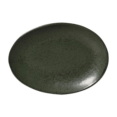 Porto Brasil Oval Plates Stoneware Greenery ( Case of 12)