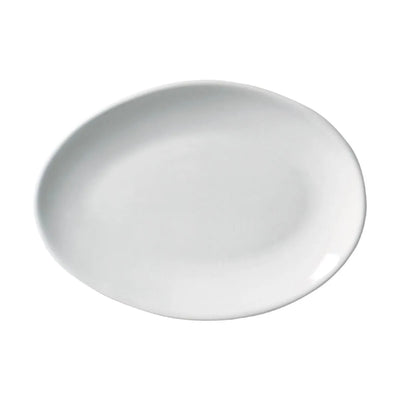 Porto Brasil Oval Plates Stoneware New White ( Case of 12)
