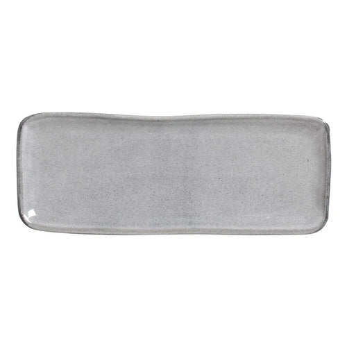 Porto Brasil Organic Rectangular Platter Stoneware Dust ( Case of 12)
