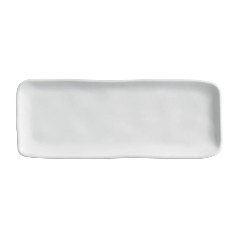 Porto Brasil Organic Rectangular Platter Stoneware New White ( Case of 12)