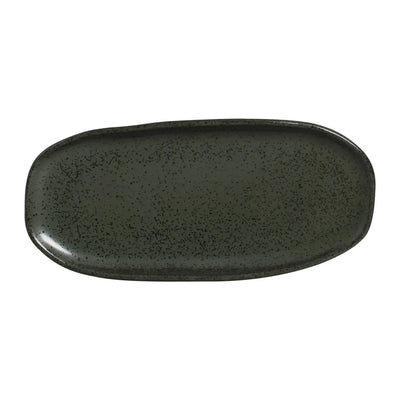 Porto Brasil Shallow Oval Platter Stoneware Greenery ( Case of 12)