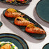 Porto Brasil Shallow Oval Platter Stoneware Oceano ( Case of 12)
