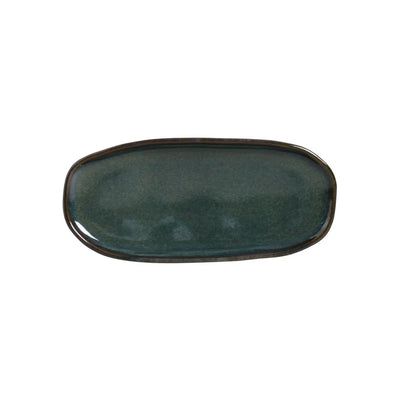 Porto Brasil Shallow Oval Platter Stoneware Oceano ( Case of 12)