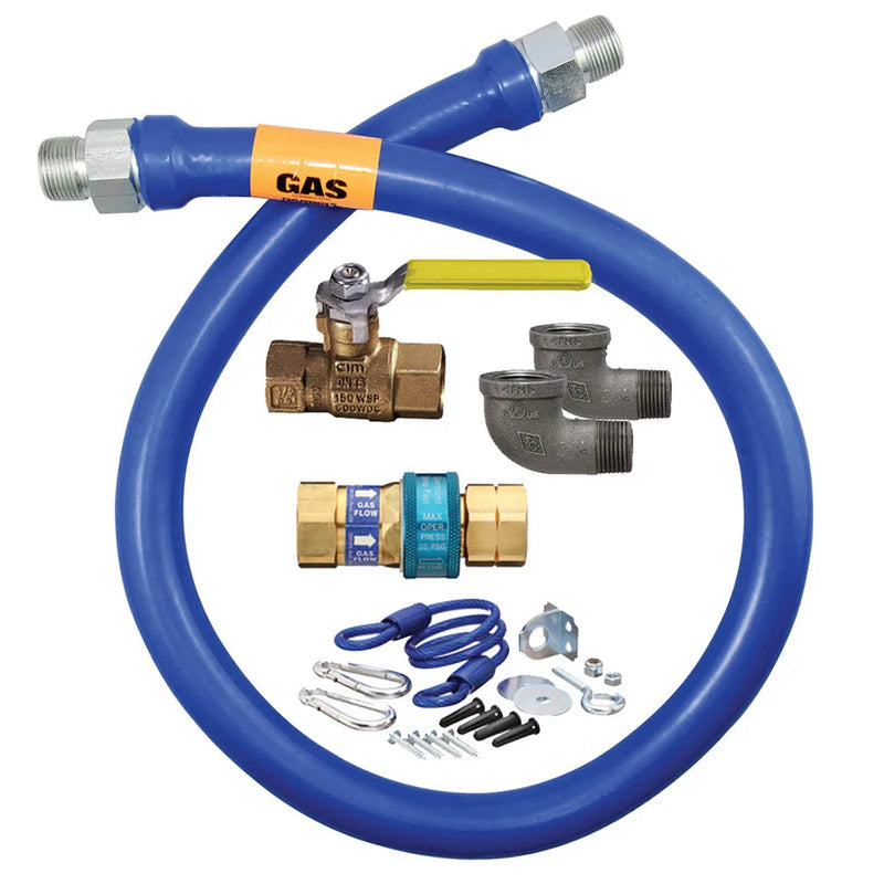Dormont Blue Hose™ Moveable Gas Connector Kit, 3/4" inside dia. long
