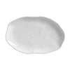 Porto Brasil Bio Shallow Oval Platter 11.81 in. Stoneware New White ( Case of 12)