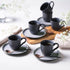 Porto Brasil Coffee Cup With Saucer Stoneware Dust ( Case of 12)