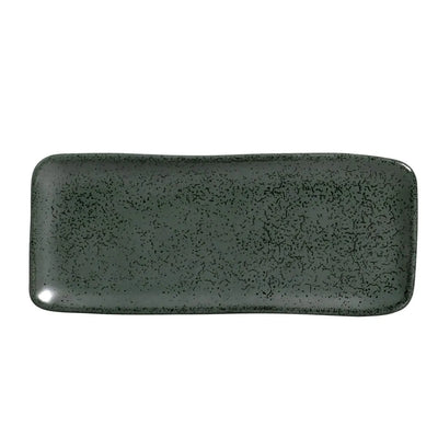 Porto Brasil Organic Rectangular Platter Stoneware Greenery ( Case of 12)