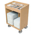 Cambro Tray and Silverware Cart with Protective Vinyl Cover