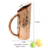 Stylish and durable copper jug pitcher with 700gm weight capacity