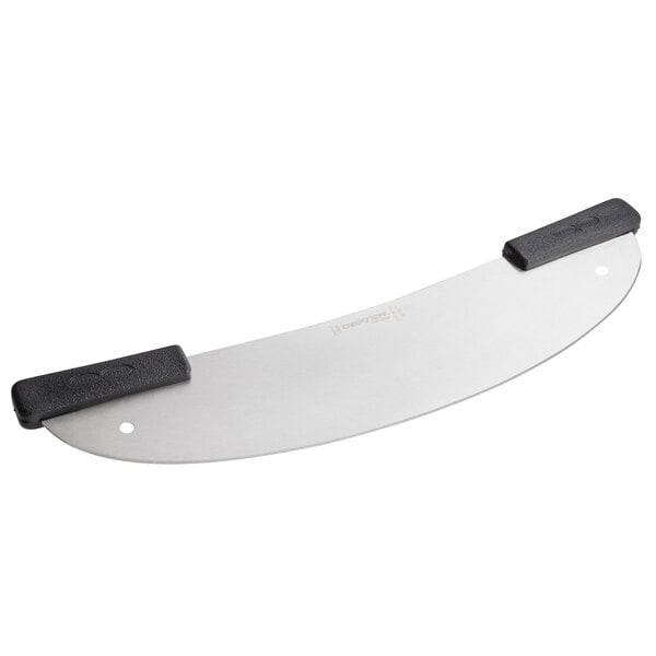 Dexter-Russell 20-inch stainless steel pizza rocker with dual handles