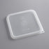 Cambro CamSquares 6 and 8 Quart Square Seal Cover Translucent ( Case of 6 )