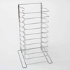 American MetalCraft 19033 Chrome Pizza Pan Rack – 12-Tier Countertop Organizer for Trays, Screens & Disks