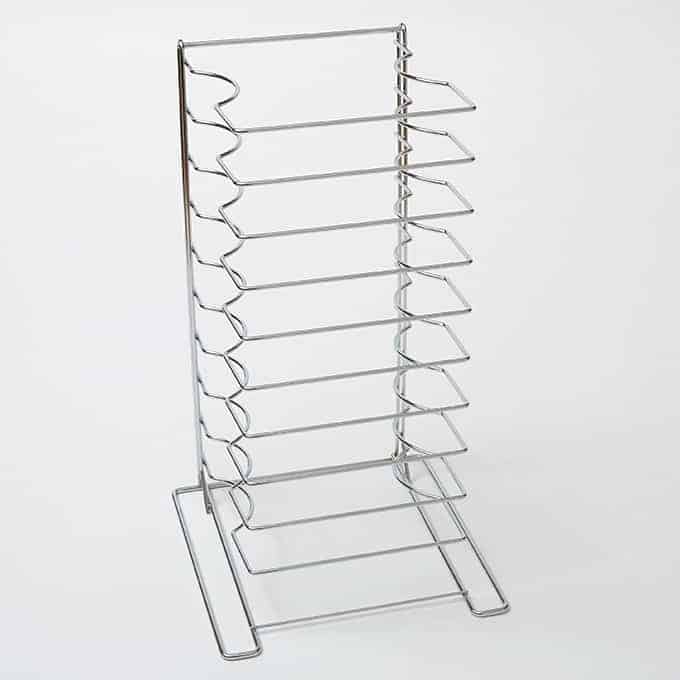 American MetalCraft 19033 heavy-duty pizza rack for oversized pans