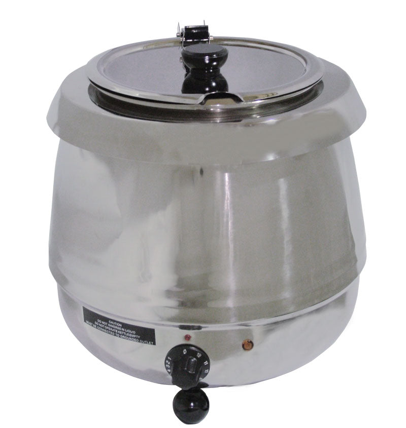 Omcan FW-CN-0010-S 10.6 QT Stainless Steel Single Soup Kettle