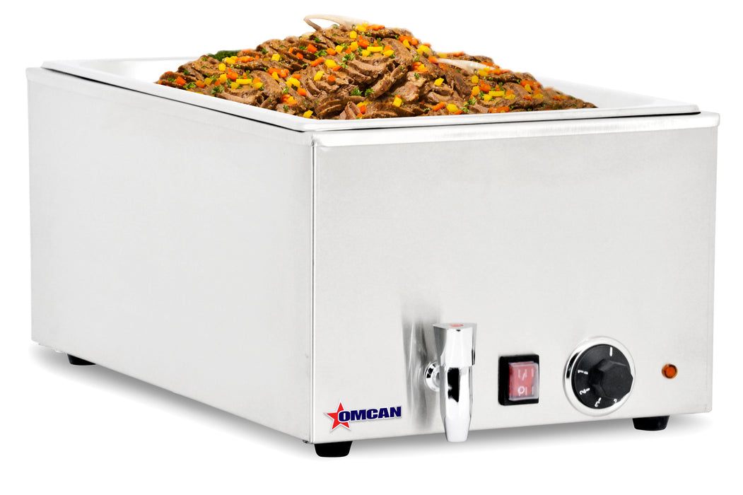 Omcan FW-CN-0023 Full Size Countertop Food Warmer / Rethermalizer – 1200 W, 120 V