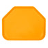 Cambro Camtray 14" x 18" Trapezoid Fiberglass Serving Tray ( Case of 12 )