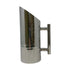 Stainless Steel Water Beverage Jug with Hammered Design and Glossy Finish