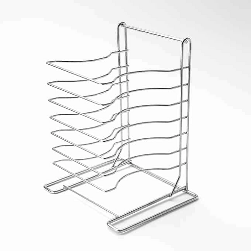 American MetalCraft 19107 wall-mounted pizza pan rack
