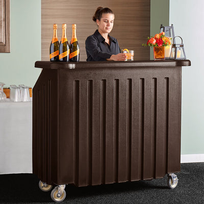 Cambro BAR540ST Commercial Beverage Service Portable Bar Station for Indoor & Outdoor Events