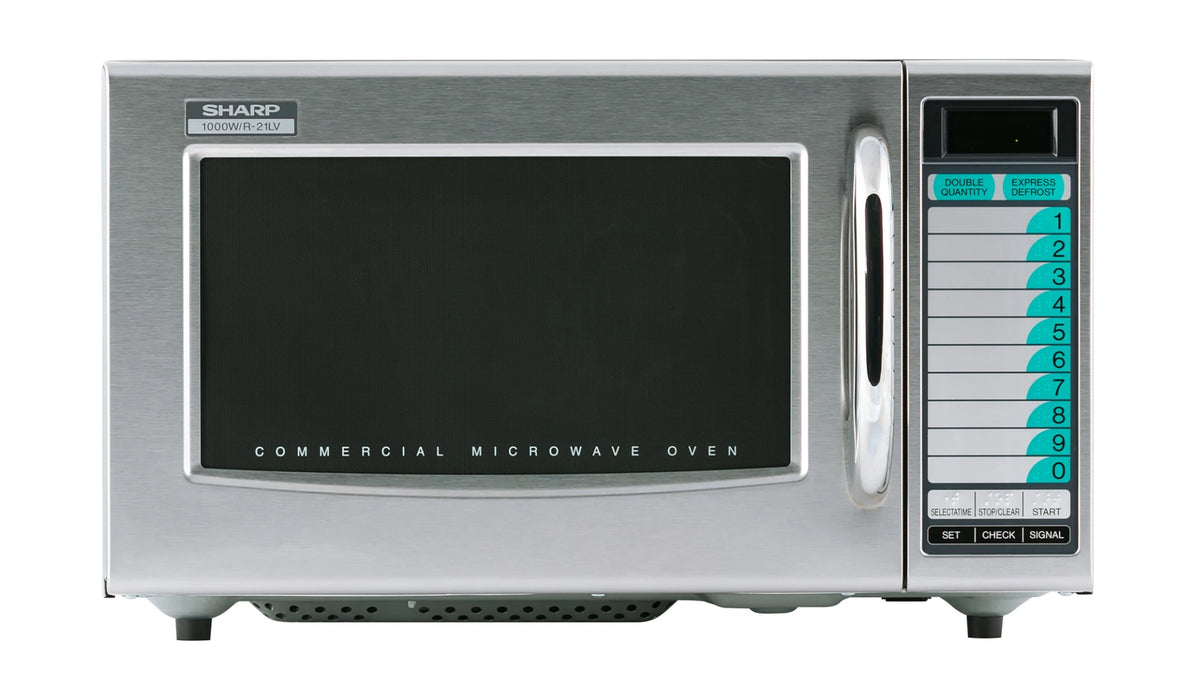 Medium-Duty Commercial Microwave Oven with 1000 Watts (R21LVF) by Sharp