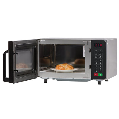 Amana RMS10TS Stainless Steel Commercial Microwave with Push Button Controls - 120V