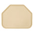 Cambro Camtray 14" x 18" Trapezoid Fiberglass Serving Tray ( Case of 12 )