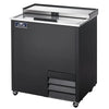Arctic Air AGF36 36" Black Glass Froster – Commercial Bar Glass & Mug Freezer with Sliding Lid