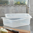 Cambro Camwear Half Size Food Pan with Seal Cover 4 Inch Deep Polycarbonate ( case of 3 )