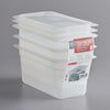 Cambro Camwear One Third Size Food Pan with Seal Cover 6 Inch Deep ( case of 3 )