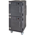 Cambro Pro Cart Ultra Tall 220V Electric Hot Food Pan Carrier Charcoal Gray