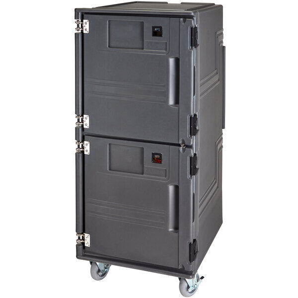 Cambro Pro Cart Ultra Tall 220V Electric Hot Food Pan Carrier Charcoal Gray
