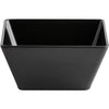 Acopa Rittenhouse 50 oz. Square Black Melamine Bowl
