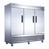 Dukers Reach-Ins Refrigerator D83F 3-Door Commercial Freezer in Stainless Steel