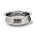 Single wall stainless steel handi bowl for Indian curries