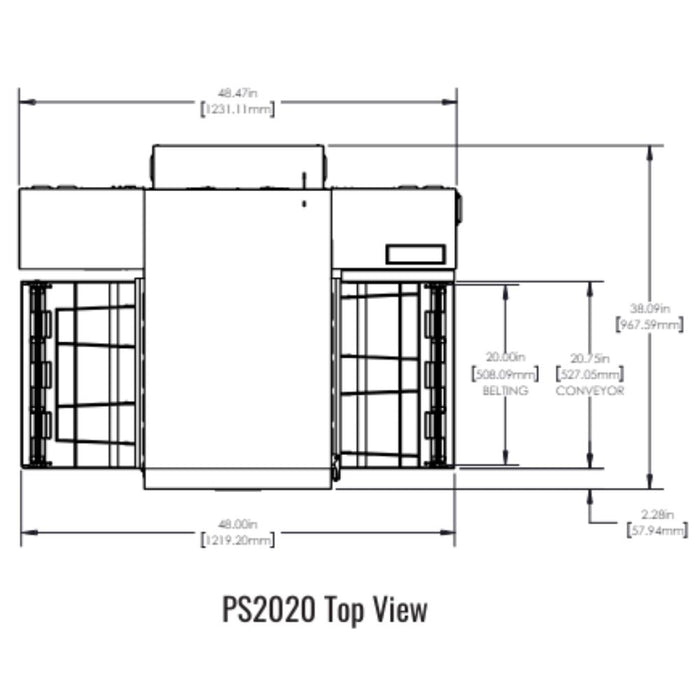 Middleby Marshall PS2020 Gas Countertop Conveyor Oven - Single/Double/Triple Stack options Available