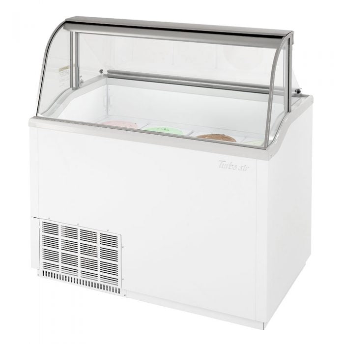 Turbo Air TIDC-47G(W)-N Ice Cream Dipping Cabinet, 3 gallon can capacity