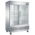 Dukers Reach-Ins Refrigerator D55F-GS2 Bottom Mount Glass 2-Door Commercial Reach-in Freezer