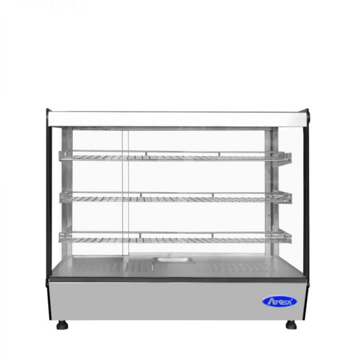 CHDS-53 — Countertop Heated Square Display Case (5.3 cu ft)