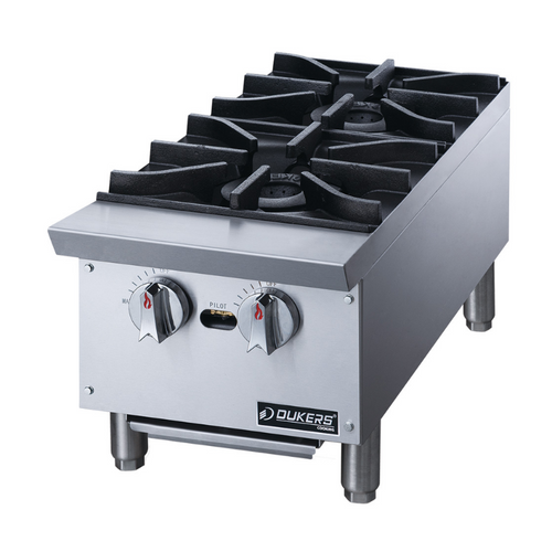 Dukers Hot Plate DCHPA12 Hot Plate with 2 Burners