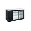Dukers Bar Beverage Cooler Refrigerator DBB48-S2 2-Door Bar and Beverage Cooler (Sliding Doors)