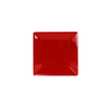 Thunder Group Melamine Western 10 1/4" X 10 1/4" SQUARE PLATE, 1" DEEP, PASSION RED, Pack of 12